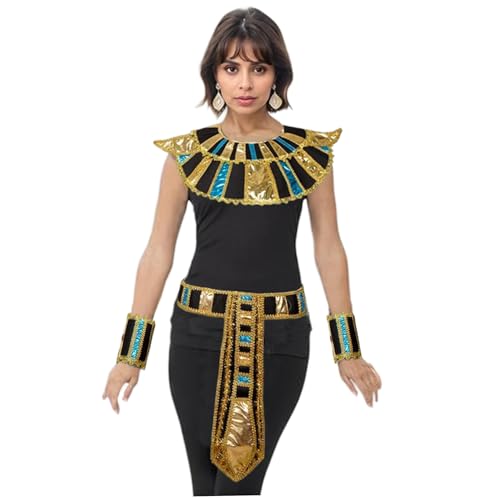 Xweptuy Ägyptische Kostümzubehör Elegantes weiches Stoff frei Größe Ägyptisches Kostüm Frauen Mädchen für Cospla Xweptuy Ägyptische Kostümzubehör Elegantes weiches Stoff frei Größe Ägyptisches Kostüm Frauen Mädchen für Cospla von Xweptuy