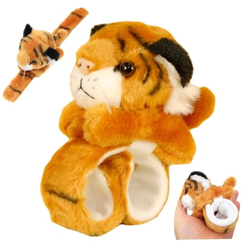 Xweptuy Animal Slap Armbänder lustige Tigerform Tierarmband 8, 7 Zoll weiche und Bequeme Schlagarmband gefüllte Tiere für Party Xweptuy Animal Slap Armbänder lustige Tigerform Tierarmband 8, 7 Zoll weiche und Bequeme Schlagarmband gefüllte Tiere für Party von Xweptuy