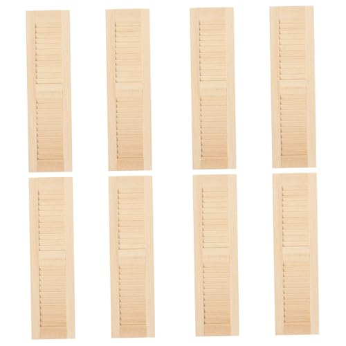 Xweptuy Dollhouse Window Shutter 8pcs 1:12 Hölzer DIY Simulation Dollhouse Fenster Miniatur Dekorative Möbel Xweptuy Dollhouse Window Shutter 8pcs 1:12 Hölzer DIY Simulation Dollhouse Fenster Miniatur Dekorative Möbel von Xweptuy