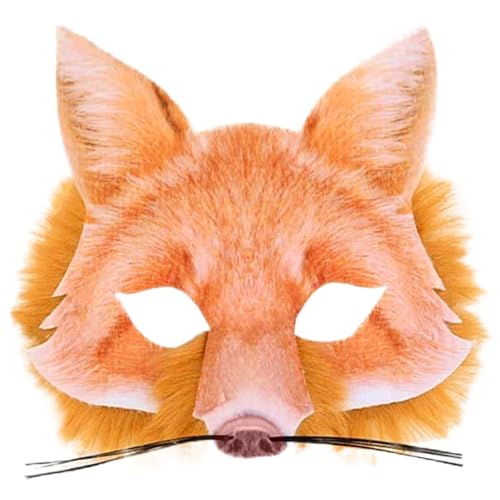 Xweptuy Fox Maske, 6, 7x6.7 Therianische Maske mit elastischer Band, atmungsaktive Tiermasken für erwachsene Kinder, tragbares Fox -Kostüm für Maskerade Carnival Halloween Themenparty Xweptuy Fox Maske, 6, 7x6.7 Therianische Maske mit elastischer Band, atmungsaktive Tiermasken für erwachsene Kinder, tragbares Fox -Kostüm für Maskerade Carnival Halloween Themenparty von Xweptuy