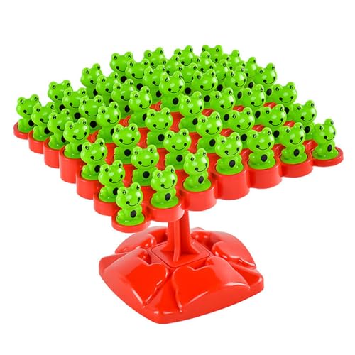 Xweptuy Frog Balance Game, Zwei-Spieler-Kinderfrosch-Spielzeug-Spielzeug-Set, Eltern-Kind-Interaktives für Kinder Erwachsene von Xweptuy