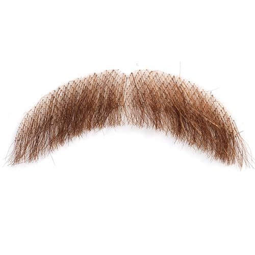 Xweptuy Gefälschte Schnurrbart menschliches Haar realistischer Bart 3.15 '' Sperma von Xweptuy