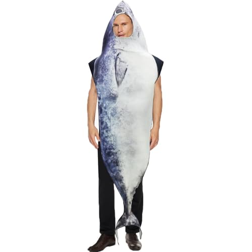 Xweptuy Halloween Fischkostüm, 26, 4 x 66, 9 Zoll Fischkostüm Erwachsene, Schwamm unter den Meereskostümen, lustiges Kostüm für Erwachsene Kostümparty, Cosplay Xweptuy Halloween Fischkostüm, 26, 4 x 66, 9 Zoll Fischkostüm Erwachsene, Schwamm unter den Meereskostümen, lustiges Kostüm für Erwachsene Kostümparty, Cosplay von Xweptuy