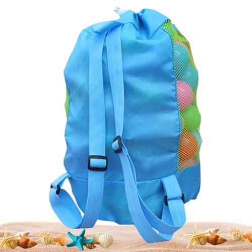 Xweptuy Mesh Bags Kordelstring großer Kapazitätskassettenrucksack wasserdicht & Sandproof Beach Toy Bag mit Reißverschluss -Tasche für Schwimmbad Beach Accessoires Aufbewahrung Blau/Blau/ Xweptuy Mesh Bags Kordelstring großer Kapazitätskassettenrucksack wasserdicht & Sandproof Beach Toy Bag mit Reißverschluss -Tasche für Schwimmbad Beach Accessoires Aufbewahrung Blau/Blau/ von Xweptuy