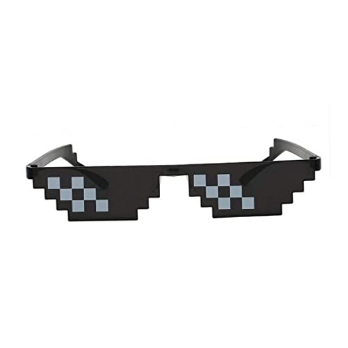 Xweptuy Pixel Sonnenbrille Plastik lustige Neuheit Sonnenbrille Spielzeug Vergnügen Foto Requisiten schwarz Xweptuy Pixel Sonnenbrille Plastik lustige Neuheit Sonnenbrille Spielzeug Vergnügen Foto Requisiten schwarz von Xweptuy