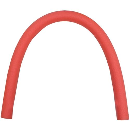 Xweptuy Pool Nudel hoher Auftriebsschwimmnudel EPE Schaumbadnudeln 59 Zoll hohl gerader Schaum -Nudeln für Schwimmtraining, Wasserspiel, Poolzubehör, rot von Xweptuy