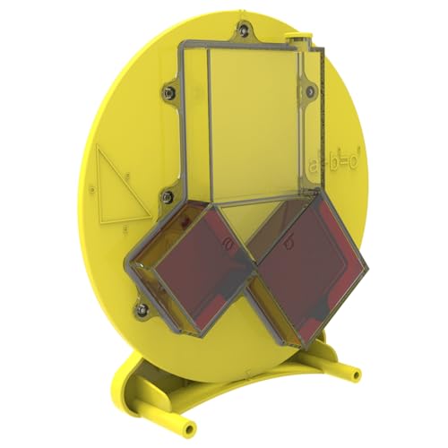 Xweptuy Pythagoräischer Theorem, 5.2x5, 5x1, 3 Zoll Kunststoff -Mathematik Manipulative mit vollständigen Teilen und Anweisungen, Wissenschaftsexperiment -Kit für Kinder Geometrie -Lernen von Xweptuy