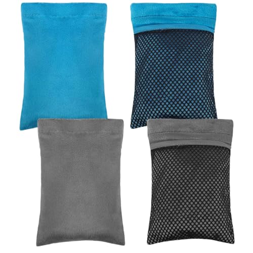Xweptuy Sandentferner für Strand 4PCS Sandbildschirm Remover Hautfreundlicher kostenloser Strandtasche für Urlaub Camping Reise Reise Geschenke Blau und Grau Xweptuy Sandentferner für Strand 4PCS Sandbildschirm Remover Hautfreundlicher kostenloser Strandtasche für Urlaub Camping Reise Reise Geschenke Blau und Grau von Xweptuy