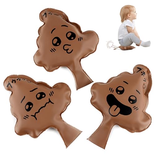 Xweptuy Selbst aufblasen satte Kissen 3 PCS 5, 5 x 4, 3 Zoll Furz Rauschhersteller Gummi lustige Streiche für Kinder tragbare wiederve von Xweptuy