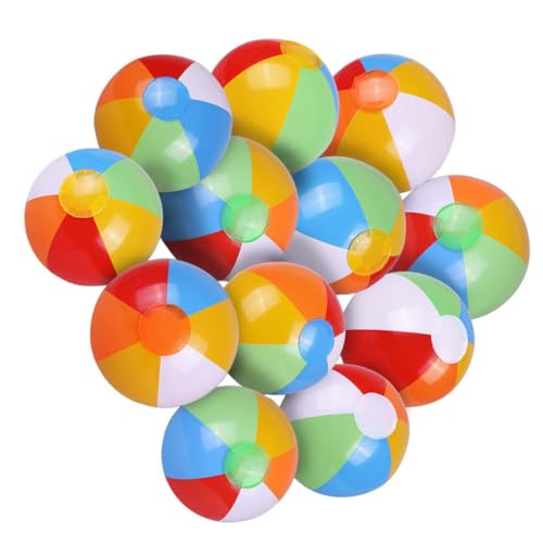 Xweptuy Strandbällchen PVC aufblasbare Schwimmbad schwimmende Bälle Kinder Sommer Wasserspielzeug 12pcs Xweptuy Strandbällchen PVC aufblasbare Schwimmbad schwimmende Bälle Kinder Sommer Wasserspielzeug 12pcs von Xweptuy