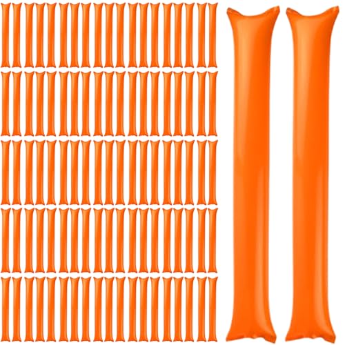 Xweptuy Thunder Sticks 100 PCs Boom Stick aufblasbare Spirit Sticks Cheerleading Plastic Boom Stick Geräuschhersteller für Sportvera Xweptuy Thunder Sticks 100 PCs Boom Stick aufblasbare Spirit Sticks Cheerleading Plastic Boom Stick Geräuschhersteller für Sportvera von Xweptuy