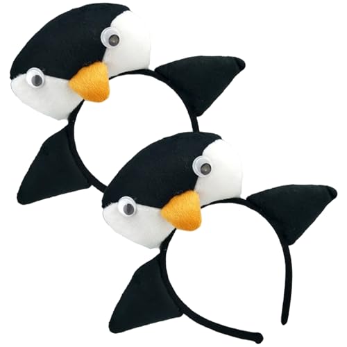 Xweptuy Tierstirnbänder, 2pcs niedliche Plüsch -Pinguin -Stirnband, elastisches Cosplay lustige Stirnbänder für Erwachsene Kinder Haarzubehör Foto Requisiten Xweptuy Tierstirnbänder, 2pcs niedliche Plüsch -Pinguin -Stirnband, elastisches Cosplay lustige Stirnbänder für Erwachsene Kinder Haarzubehör Foto Requisiten von Xweptuy