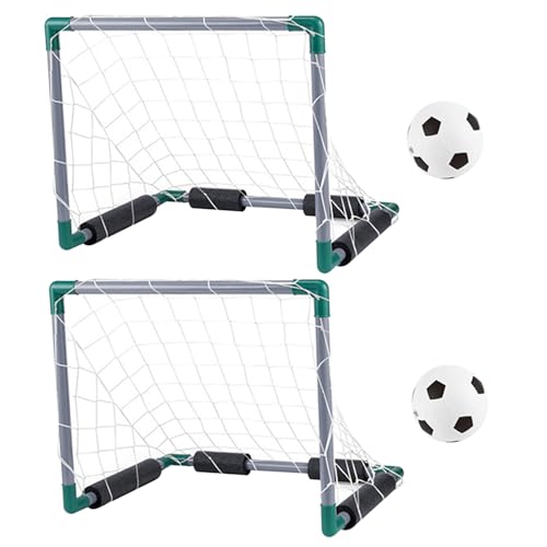 Xweptuy Wasserfußball-Set Sommerkühlung Floating Pool Soccer umfasst 2 Pool-Tore, 2 Bälle und 1 interaktive Inflator-Eltern-Kind-Spiele für Erwachsene und Familie von Xweptuy