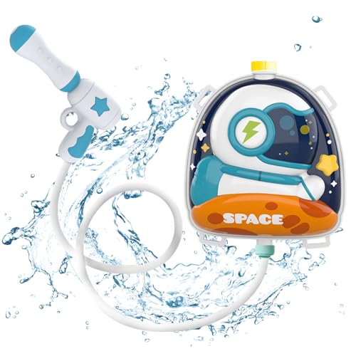 Xweptuy Wasserpistolenwasserpistolen für Kinder süße Rucksackspielzeug mit 2500 ml Panzer für Pool Bath Party Kampfstil 2 Xweptuy Wasserpistolenwasserpistolen für Kinder süße Rucksackspielzeug mit 2500 ml Panzer für Pool Bath Party Kampfstil 2 von Xweptuy