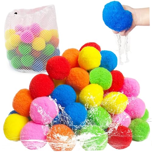Xweptuy Wiederverwendbare Wasserkugeln 50pcs 6 Farbabsaug 2-Zoll-PP-Baumwollpool-Spielzeug interaktives weiches kinderfreundliches Sommerspielzeug für Werkzeugbad im Freien Xweptuy Wiederverwendbare Wasserkugeln 50pcs 6 Farbabsaug 2-Zoll-PP-Baumwollpool-Spielzeug interaktives weiches kinderfreundliches Sommerspielzeug für Werkzeugbad im Freien von Xweptuy