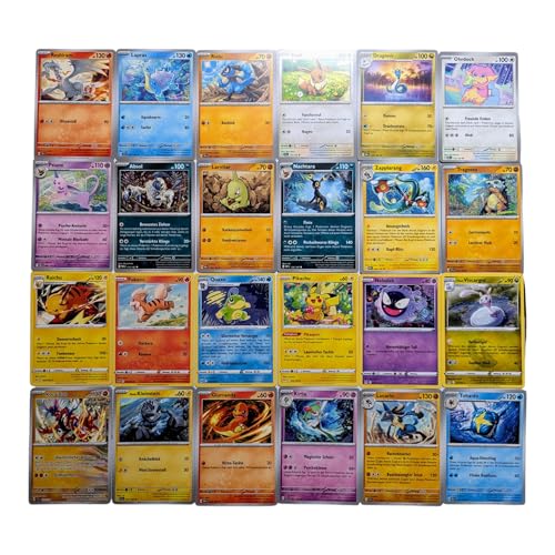 Y-Magic! Pokemon Sammelpaket 50 unterschiedle Karten, alle deutsch und Original + YMagic Verpackunslabel von Y-Magic