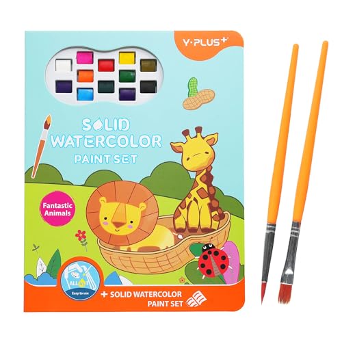 Aquarell-Sets, All-in-One-Malbücher für Kleinkinder, Malbücher für Kinder, Zauberbuch, Bastelbedarf mit Pinsel und vielem mehr von Y-Plus