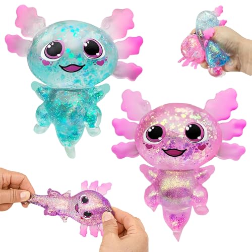 Axolotl Spielzeug, Animagic Axolotl, Axolotl, Squeeze Toy, Stress Relief Squishy Ball, Squishy Toy, Stress Toy für Kinder und Erwachsene, Squeeze Ball für Party, Geburtstags Axolotl Spielzeug, Animagic Axolotl, Axolotl, Squeeze Toy, Stress Relief Squishy Ball, Squishy Toy, Stress Toy für Kinder und Erwachsene, Squeeze Ball für Party, Geburtstags von YAHUNI