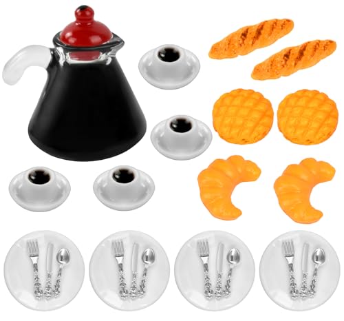 Miniatur Essen und Trinken, 1:12 Miniatur Lebensmittel Set Miniatur Puppenhaus Zubehör, Puppenhaus Miniatur Frühstück Brot Milch Tassen Teller Gabel Löffel Miniatur Wichtel Zubehör Küche Lebensmittel Miniatur Essen und Trinken, 1:12 Miniatur Lebensmittel Set Miniatur Puppenhaus Zubehör, Puppenhaus Miniatur Frühstück Brot Milch Tassen Teller Gabel Löffel Miniatur Wichtel Zubehör Küche Lebensmittel von YAJIMAOY