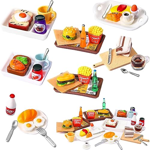 Miniatur Lebensmittel Puppenhaus Zubehör Weihnachten, Miniatur Wichtel Zubehör, Miniatur Eier, Hamburger, Brot, Jam, Kuchen, Milch, Kaffee, 1:12 Miniatur Küche Zubehör Miniatur Geschirr Set Miniatur Lebensmittel Puppenhaus Zubehör Weihnachten, Miniatur Wichtel Zubehör, Miniatur Eier, Hamburger, Brot, Jam, Kuchen, Milch, Kaffee, 1:12 Miniatur Küche Zubehör Miniatur Geschirr Set von YAJIMAOY