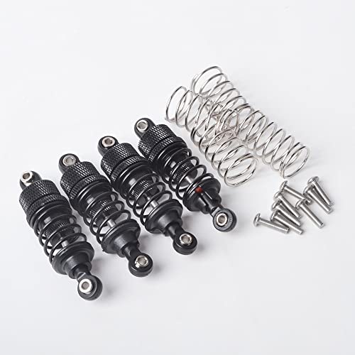 [Fernbedienung Spielzeugteile] 4PCS Aluminium Öl Stoßdämpfer Dämpfer kompatibel mit Tamiya TT-02 TA05 TL-01 MF-01X HPI Kyosho Redcat 1/10 RC Auto Upgrade Teile - sievironmentell freundliche Materialie von YAKESTYLE