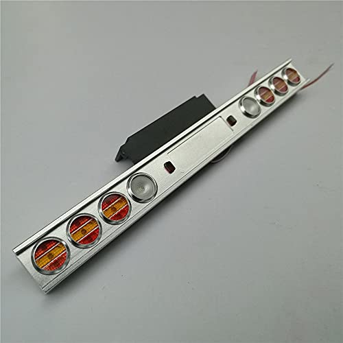 [Fernbedienung Spielzeugteile] Metall PCB Patch LED Rücklicht kompatibel mit Tamiya 1:14 RC Trailer King 56344 56301 RC Tractor Truck Rücklicht Upgrade Teile - sievironmentell freundliche Materialien von YAKESTYLE