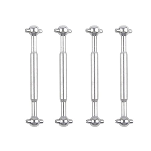 YAKESTYLE [Fernbedienung Spielzeugteile] 4PCS Metall Drive Shaft Dogbone P88013 for Pxtoys 9300 9301 9302 9303 PX9300 PX9301 PX9302 1/18 RC Auto Ersatzteile - sievironmentell freundliche Materialien von YAKESTYLE