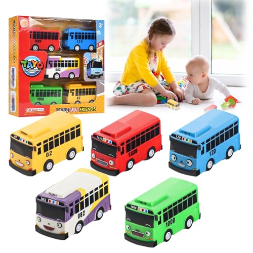 YALiya 5 Stück Mini Bus Auto, Pull Back Spielzeugautos, Kleine Autos Spielzeug ab 3 Jahre, Bus Modell, Kinder Aufziehauto, für Mädchen Jungen Spielzeug Geburtstagsparty Geschenk Lernspiel YALiya 5 Stück Mini Bus Auto, Pull Back Spielzeugautos, Kleine Autos Spielzeug ab 3 Jahre, Bus Modell, Kinder Aufziehauto, für Mädchen Jungen Spielzeug Geburtstagsparty Geschenk Lernspiel von YALiya