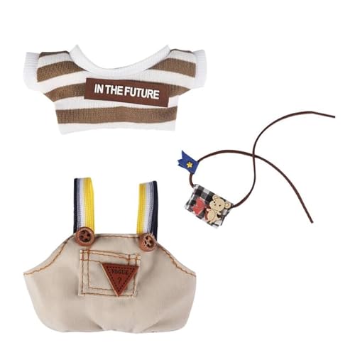 YAMASO 17 cm Puppenkleidung, geeignet für 17 cm Puppenzubehör, 1 Oberteil + 1 Strampler + 1 Schulranzen ohne Puppe YAMASO 17 cm Puppenkleidung, geeignet für 17 cm Puppenzubehör, 1 Oberteil + 1 Strampler + 1 Schulranzen ohne Puppe von YAMASO