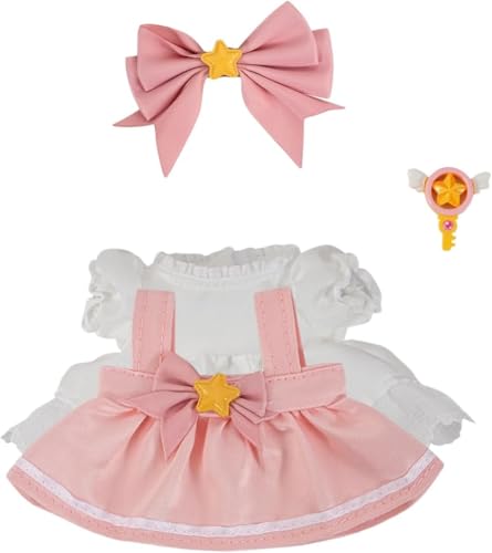 YAMASO 17 cm Puppenkleidung für 17 cm Puppenzubehör, einschließlich 1 Satz Röcke, 1 Haarspange, 1 Zauberstab ohne Puppen von YAMASO