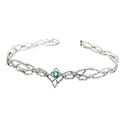 YANBOYI Mode Elfen König Kronen mit stilvollen Diamanten Einstellbare Größe Elegante Designs für Partys und Hochzeiten von YANBOYI