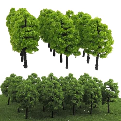 Diorama-Set für Projekte, 10 Stück, 5 cm, HO OO Maßstab, Modellbäume, Zug, Eisenbahn, Layout, Diorama, Park, Landschaft, Miniatur-Baum, Landschaftsdekoration Diorama-Set für Projekte, 10 Stück, 5 cm, HO OO Maßstab, Modellbäume, Zug, Eisenbahn, Layout, Diorama, Park, Landschaft, Miniatur-Baum, Landschaftsdekoration von YANCHIPANGHE