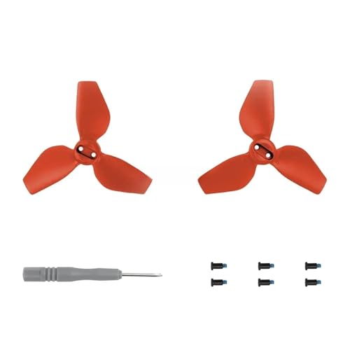 YANGC Propeller for D-JI Neo Geräuscharm Leichte Propeller Quick Release Requisiten Klingen Ersatz Drone Zubehör(1 Pair Red) von YANGC