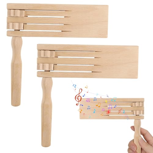 YANGUN 2 Stück Holzratsche Geräusche Maker, Holz Rassel Für Kinder, Holz Spinning Ratsche, Geeignet Für Sportwettkämpfe Musikaufführungen Familientreffen Feierlichkeiten Spieleversammlungen YANGUN 2 Stück Holzratsche Geräusche Maker, Holz Rassel Für Kinder, Holz Spinning Ratsche, Geeignet Für Sportwettkämpfe Musikaufführungen Familientreffen Feierlichkeiten Spieleversammlungen von YANGUN