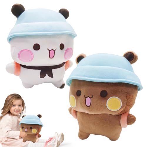 YANGUN Bubu Dudu Kuscheltier, 2 Stück Bubu Dudu Plüsch, Pandabär Kuscheltier Kissen, Dudu Bubu Plüschtier, Panda Kuscheltier Kawaii, Geburtstagsgeschenk für Jungen und Mädchen YANGUN Bubu Dudu Kuscheltier, 2 Stück Bubu Dudu Plüsch, Pandabär Kuscheltier Kissen, Dudu Bubu Plüschtier, Panda Kuscheltier Kawaii, Geburtstagsgeschenk für Jungen und Mädchen von YANGUN