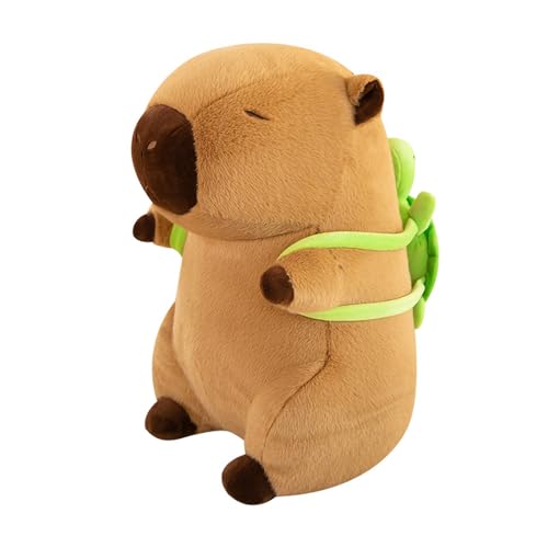 YANGUN Capybara Plüschtier, 23cm Capybara Kuscheltier,Niedlichen Capybara Plushies,Kinder Plüschpuppenspielzeug Mit 4 Kleidungsstücken,Niedlichen Plüschtier (B) von YANGUN
