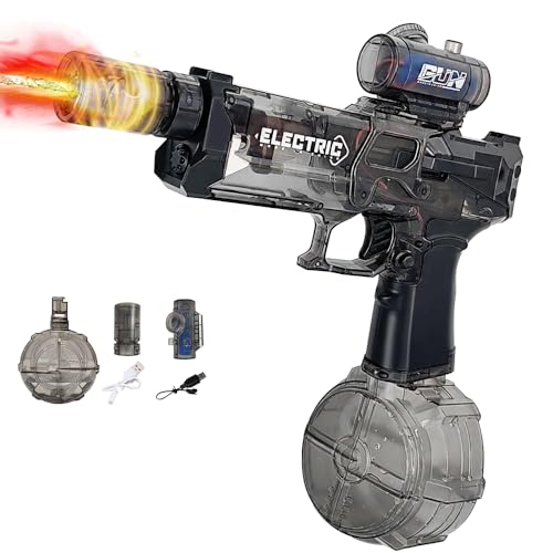 YANGUN Elektrische Wasserpistole Mit Saugfunktion, Wasserpistole Elektrisch Hohe Reichweite 5-10 Meter, Water Gun Für Kinder Und Erwachsene, Sommer Schwimmbad Party Strand Im Freien Party YANGUN Elektrische Wasserpistole Mit Saugfunktion, Wasserpistole Elektrisch Hohe Reichweite 5-10 Meter, Water Gun Für Kinder Und Erwachsene, Sommer Schwimmbad Party Strand Im Freien Party von YANGUN