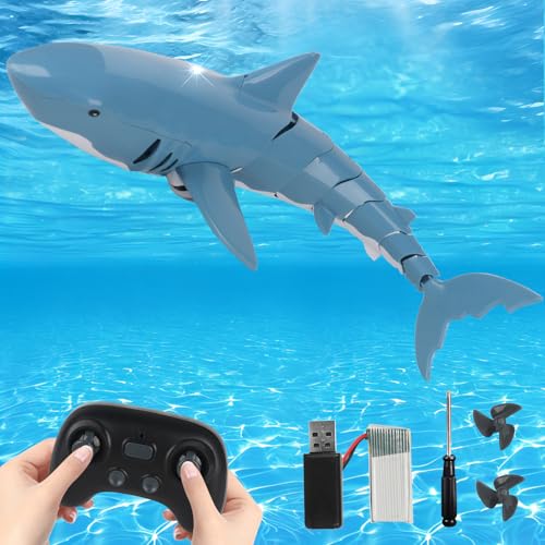YANGUN Ferngesteuertes Delfinboot, 2.4G Delfinboot Spielzeug mit Lichtern, RC Boot Delfin Spielzeug, Hohe Simulation Dolphin HaiBoot, Geschenk für 6+ Jahre Jungen Mädchen YANGUN Ferngesteuertes Delfinboot, 2.4G Delfinboot Spielzeug mit Lichtern, RC Boot Delfin Spielzeug, Hohe Simulation Dolphin HaiBoot, Geschenk für 6+ Jahre Jungen Mädchen von YANGUN