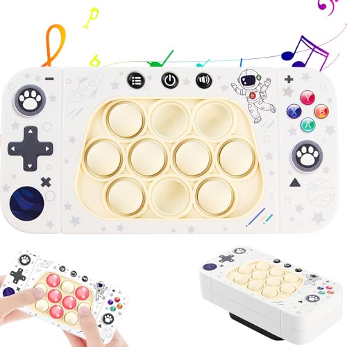 YANGUN Quick Push Bubble Game, Pop Spiel Maschine, Handheld Pop Spiel, Elektronisches Fidget Spielzeug, Schnelles Push-Spiel, Fidget Elektronisches Spielzeug, Push Pop Game for Boys, Girls, Teens von YANGUN