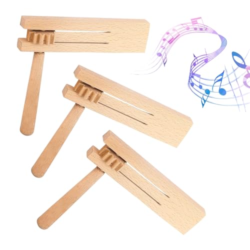 YANINEE 3PCS Ratsche Holz Ostern, Holzratsche Klapperfür Kinder Spiele Parteien Veranstaltungen, Sportveranstaltungen YANINEE 3PCS Ratsche Holz Ostern, Holzratsche Klapperfür Kinder Spiele Parteien Veranstaltungen, Sportveranstaltungen von YANINEE