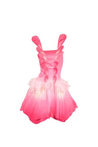 YANVS Erwachsenen-Puppen-Film, Damen, Fairytopia, Elina, Cosplay-Kostüm, rosa Blütenblatt, Halloween-Outfits, Pink, XL von YANVS