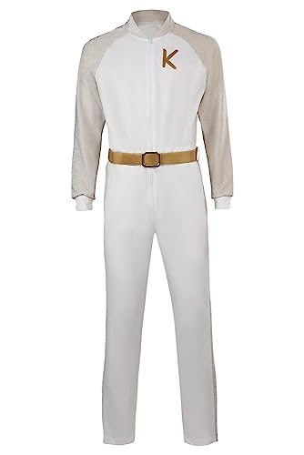 YANVS Ken Cosplay-Kostüm für Erwachsene, Halloween, Karneval, Cosplay, Ken, weißer Overall, Outfits für Herren, Größe XL YANVS Ken Cosplay-Kostüm für Erwachsene, Halloween, Karneval, Cosplay, Ken, weißer Overall, Outfits für Herren, Größe XL von YANVS