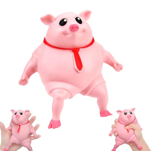 Anti Stress Schwein Quetschspielzeug, Schwein Quetsch Spielzeug für Erwachsene und Kinder, Anti Stress Schwein, Antistress Schwein für Entspannung und Unterhaltung Anti Stress Schwein Quetschspielzeug, Schwein Quetsch Spielzeug für Erwachsene und Kinder, Anti Stress Schwein, Antistress Schwein für Entspannung und Unterhaltung von YANXINKE