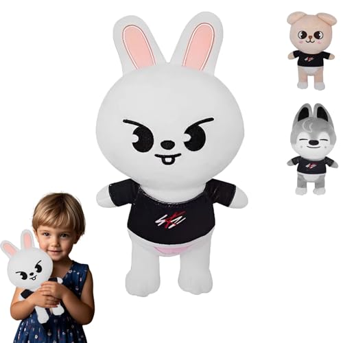 YANXINKE Skzoo Plüschfigur, Plüschtier Cartoon Plüschtier Spielzeug, Kinder Plüsch Spielzeug, Plush Kuscheltier, Süßes Cartoon Plüschtier, für Kinder Erwachsene Jungen Mädchen (A) von YANXINKE