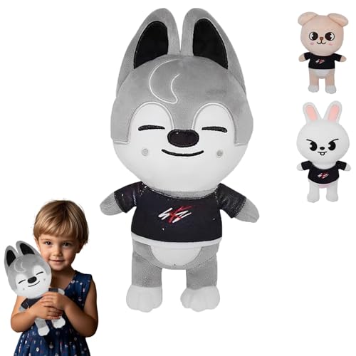 YANXINKE Skzoo Plüschfigur, Plüschtier Cartoon Plüschtier Spielzeug, Kinder Plüsch Spielzeug, Plush Kuscheltier, Süßes Cartoon Plüschtier, für Kinder Erwachsene Jungen Mädchen (C) von YANXINKE