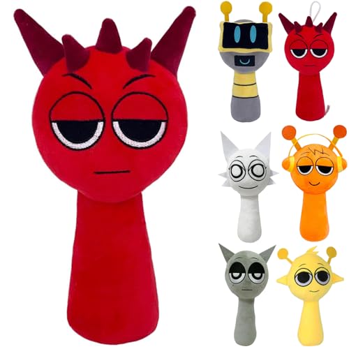 YANXINKE Sprunki Plushies, Sprunki Plüschspielzeug, Sprunki Wenda Plush, Sprunki Plush, Soft Stuffed Animal, Sprunki PlüSchtier, PlüSchtier für Kinder Geburtstag Geschenk von YANXINKE