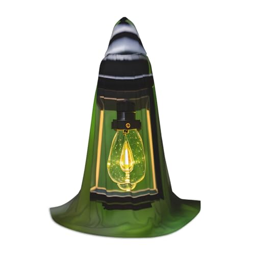 Kapuzenumhang mit Glühwürmchen und Laterne, Unisex, verschiedene Größen, für Halloween, Cosplay, Motto-Partys, Karneval Kapuzenumhang mit Glühwürmchen und Laterne, Unisex, verschiedene Größen, für Halloween, Cosplay, Motto-Partys, Karneval von YANYU