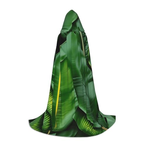 Unisex Kapuzenumhang mit Bananenblättern, verschiedene Größen, für Halloween, Cosplay, Motto-Partys, Karneval Unisex Kapuzenumhang mit Bananenblättern, verschiedene Größen, für Halloween, Cosplay, Motto-Partys, Karneval von YANYU