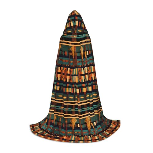 YANYU Afrikanischer klassischer gewebter Druck, Karneval, unverzichtbarer Kapuzenumhang für Erwachsene, Uni, Gothic-Kostüm für Rollenspiele und Cosplay YANYU Afrikanischer klassischer gewebter Druck, Karneval, unverzichtbarer Kapuzenumhang für Erwachsene, Uni, Gothic-Kostüm für Rollenspiele und Cosplay von YANYU