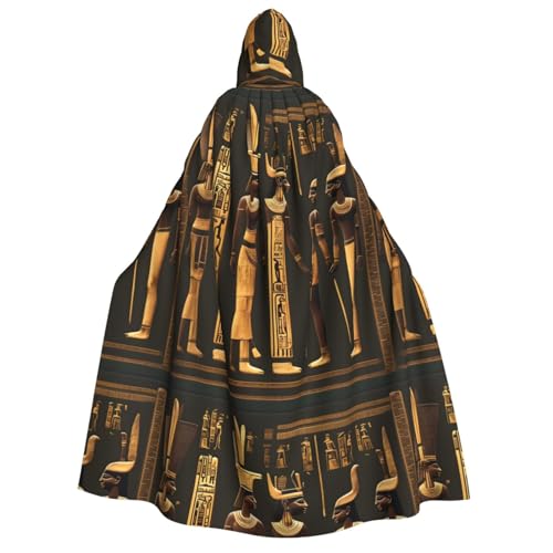 YANYU Antiker ägyptischer Hieroglyphen-Druck, Kapuzenumhang, Zauberer-Robe, Kapuze, Hexenkleid, Cosplay, Umhang, Mittelalter-Kostüme, Halloween-Kostüme YANYU Antiker ägyptischer Hieroglyphen-Druck, Kapuzenumhang, Zauberer-Robe, Kapuze, Hexenkleid, Cosplay, Umhang, Mittelalter-Kostüme, Halloween-Kostüme von YANYU